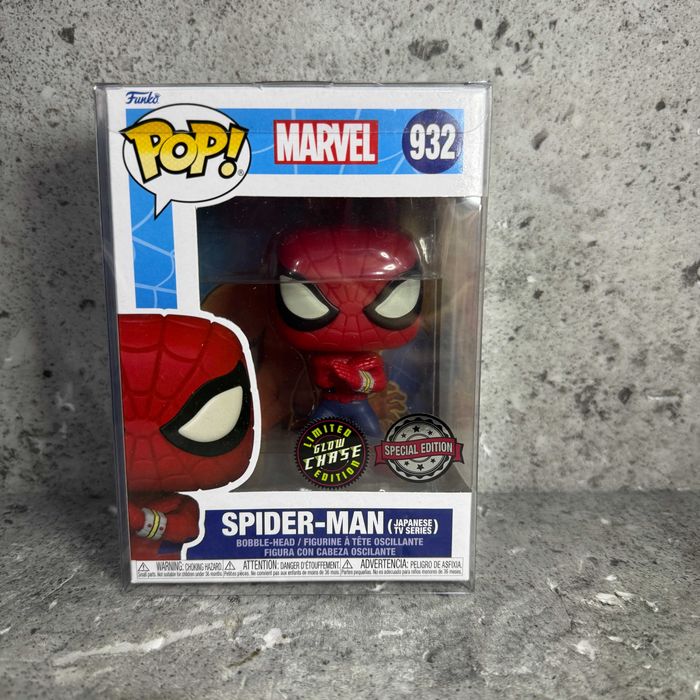 Funko POP! Spider-Man Japanese TV Series #932 GLOW CHASE | Protektor