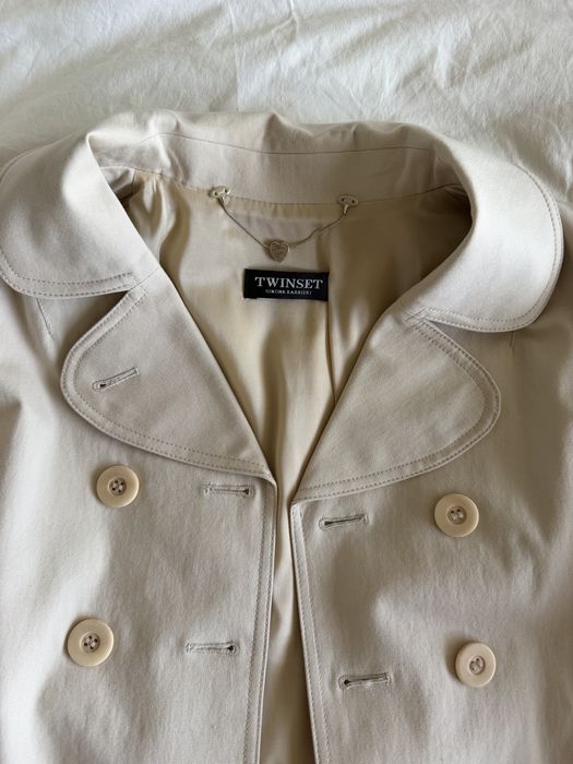 Женский брючный костюм Twinset в молочном цвете, размер S