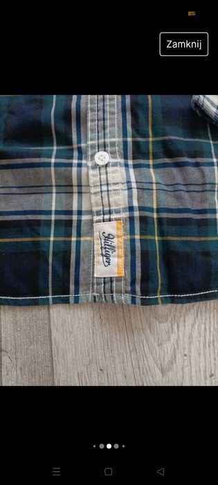 Tommy Hilfiger koszula w kratę.