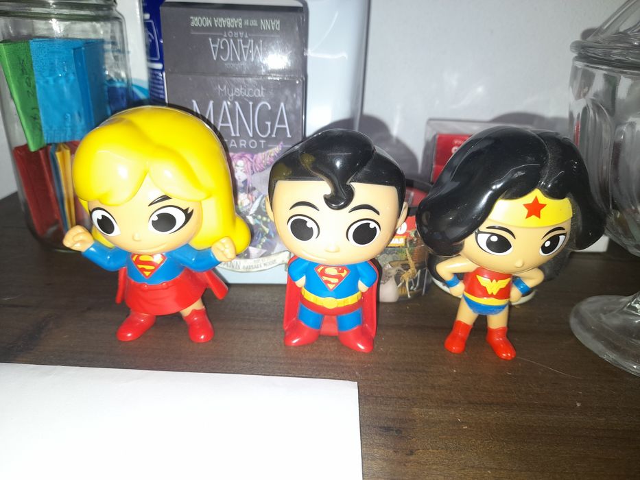 Bonecos Super Heróis Heróis DC King Jr. Burger King