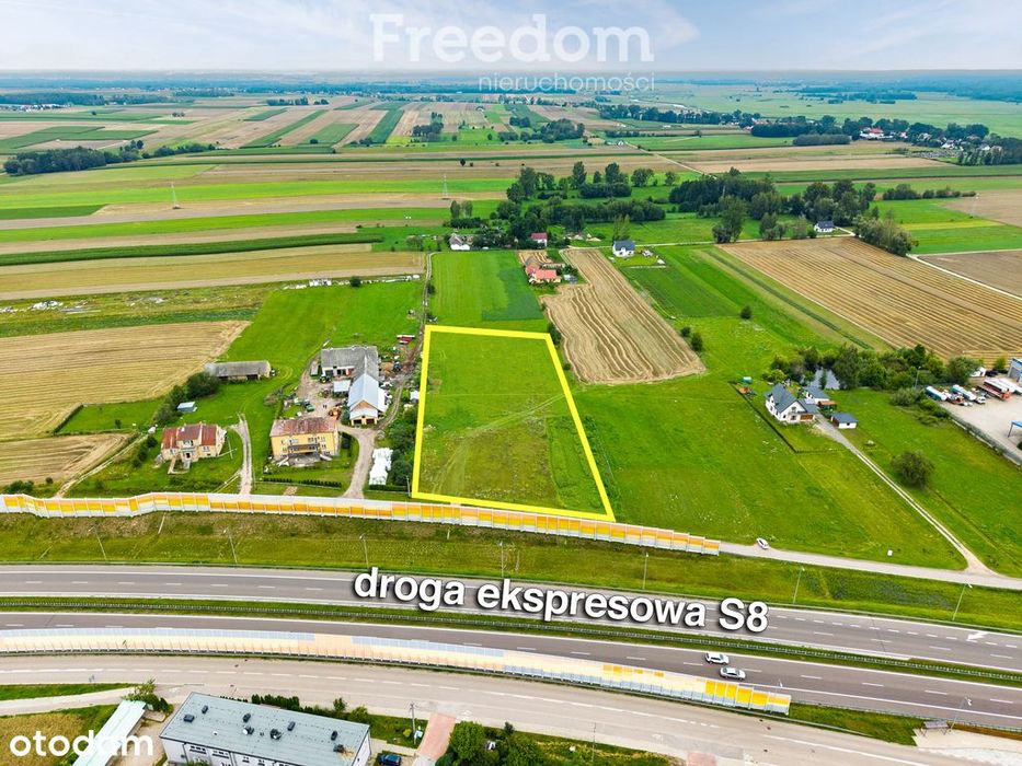 *Teren inwestycyjny przy S8*