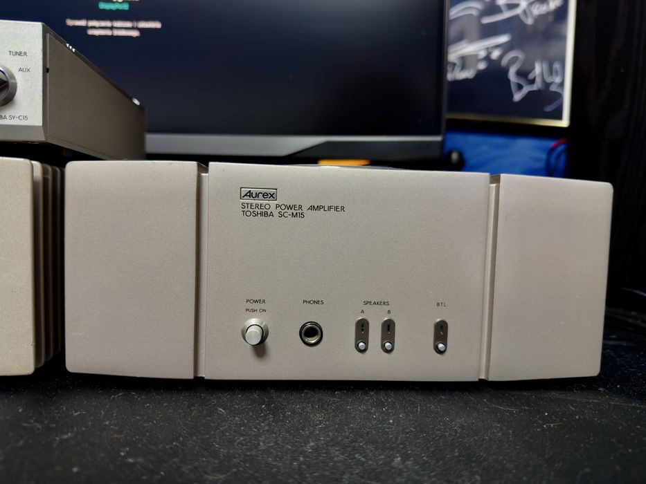 Aurex/Toshiba: 3× SC-M15 + SY-C15 po pełnej renowacji (dokum, pomiary)