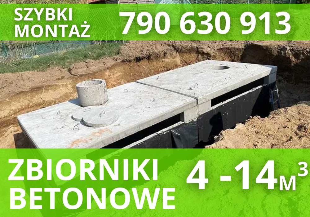 Szambo betonowe Śrem 4–14 m³ | Transport i montaż