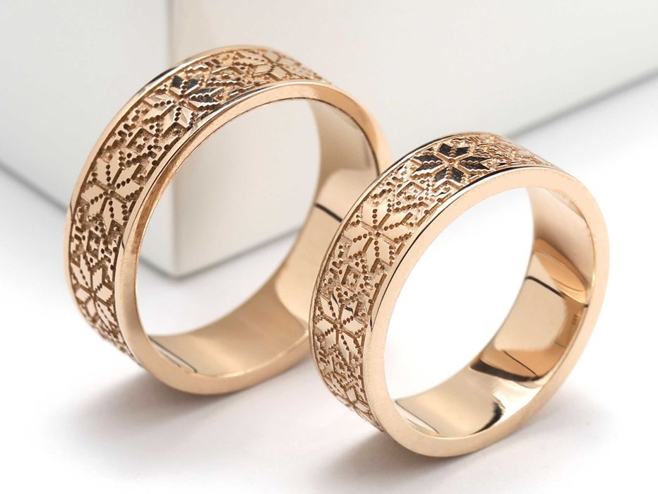 Золоті обручки 585 проби (на замовлення)