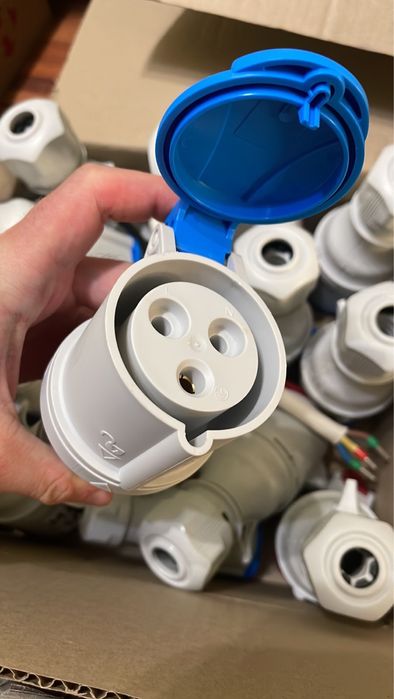 вилка розетка 32а