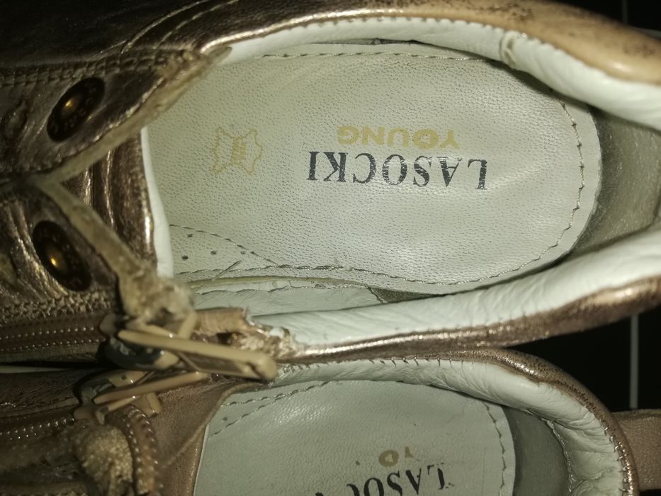 Buciki Lasocki dla dziewczynki, 32, różowo-srebrne