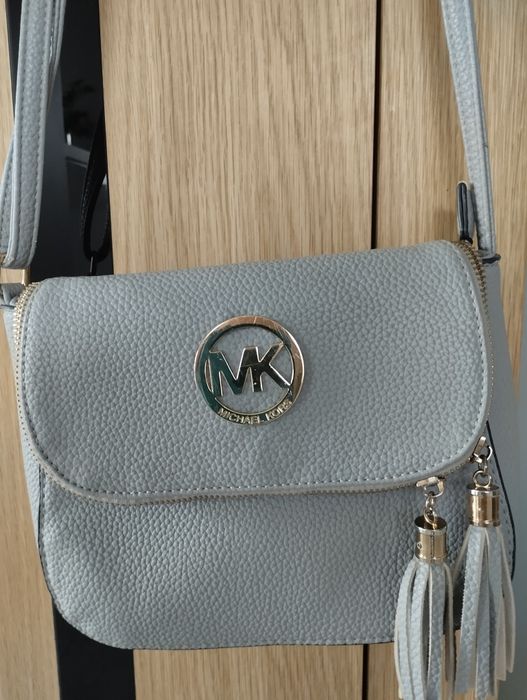 Torebka mała szara z napisem Michael Kors
