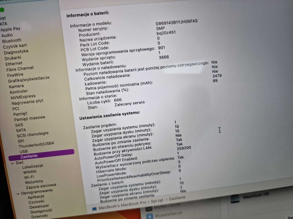 Macbook PRO 13 2017/ i7 2.50 GHZ/ 16GB/ 512GB/ czytaj uważnie opis