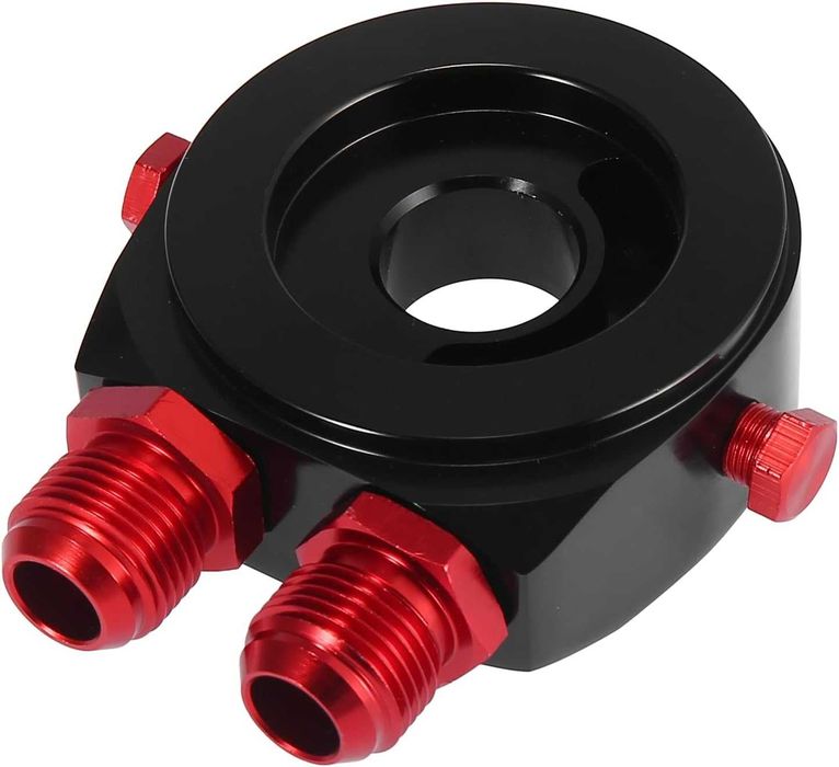 Bolacha Adaptação Radiador Óleo Universal - Preto / Cinzento