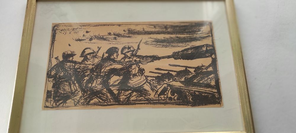 Stary obrazek radziecki Wojsko czołg  Zsrr Cccp