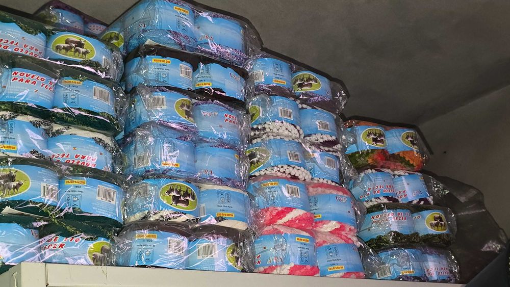 Lote de Rolos para tricô ou crochê