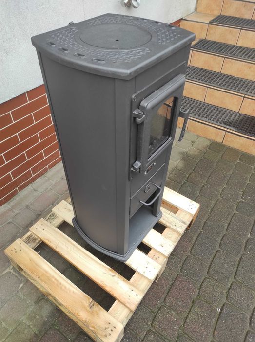 Piec stalowy kominek wolnostojący BLIST Ekonomik Lux / BERNA LUX 5,3 kW