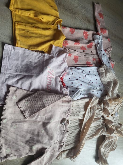 Paczka ubranek rozmiar 74 dla dziewczynki