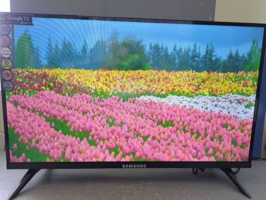 Смарт телевізор Самсунг 34' 82см GoogleTV, 4K, WIFI +голосовий пульт