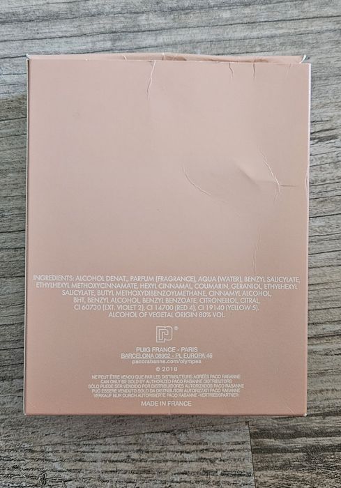 Oryginalne perfumy Paco Rabanne Olympea Legend 50ml