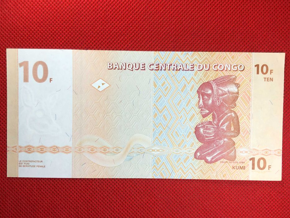 Congo 10 Francs 2003 UNC