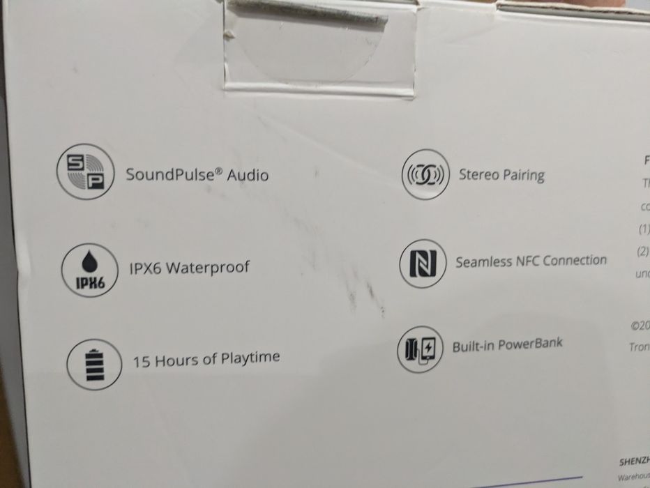 Coluna Som Portátil 50W RMS