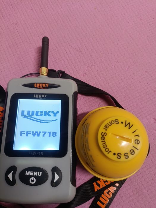 Эхолот с беспроводным датчиком