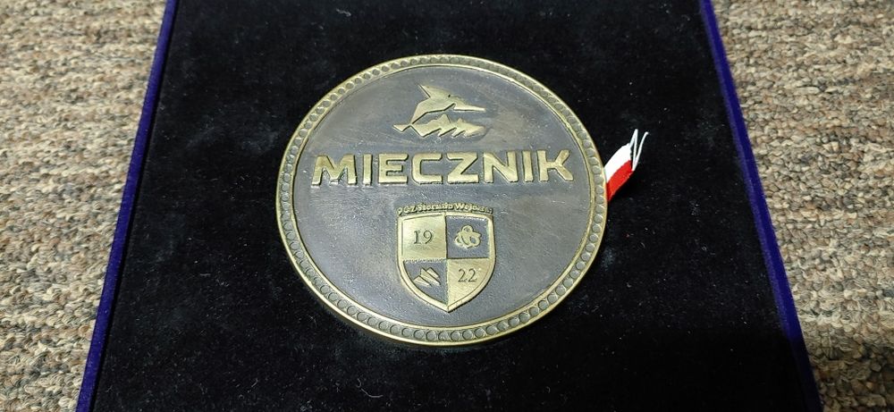 Okolicznościowy medal fregata Wicher Program Miecznik PGZ unikat