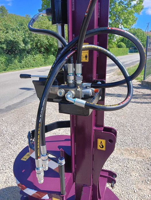 Łuparka Do Drewna NA OPAŁ Pionowa Hydrauliczna Nacisk 20t SPAWEX