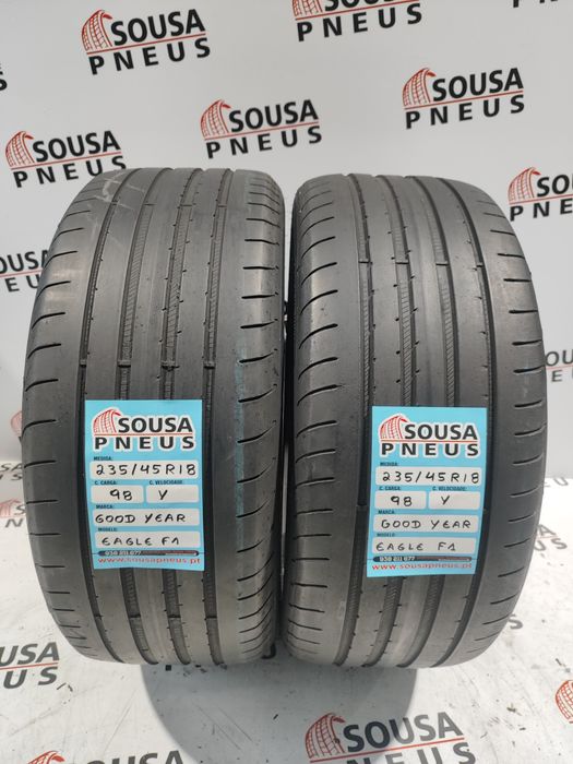 2 pneus semi novos 235-45R18 Good year - Oferta da entrega