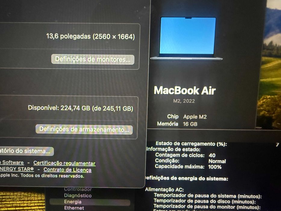 MacBook Air M2 2024 / 16GB RAM / 256GB SSD