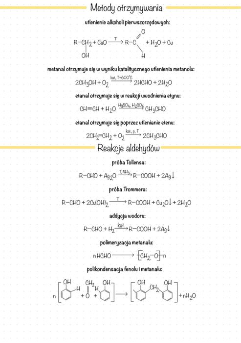 Notatki z chemii rozszerzonej do matury
