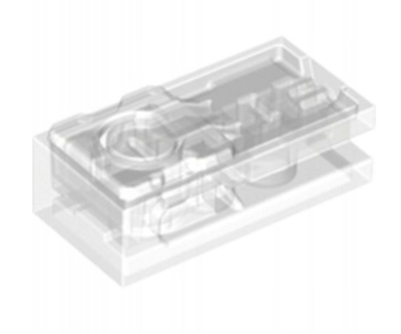 Lego klocek świecący 2x4 nr 54604 - sprawny