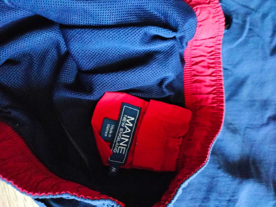 Granatowe szorty męskie z siatką M Maine New England