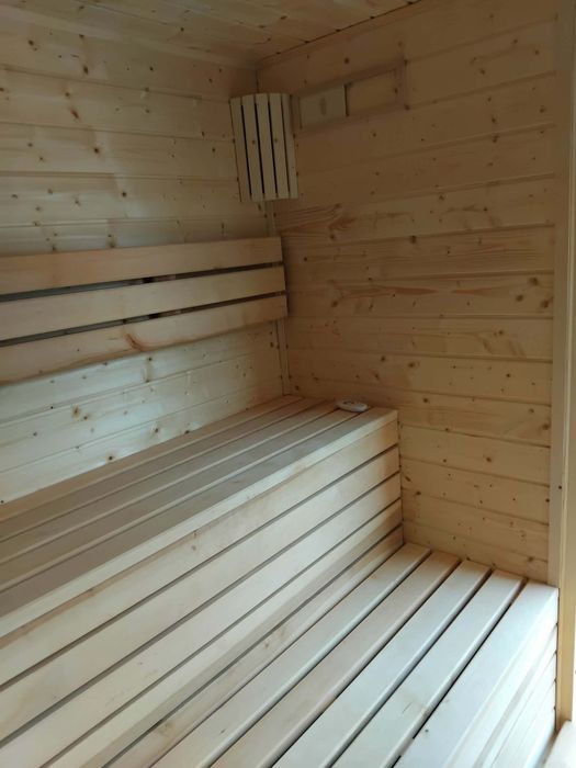 Sauna ogrodowa z piecem