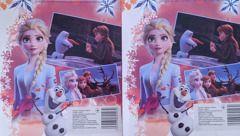 Анна и Эльза Frozen шарнирные с Олафом