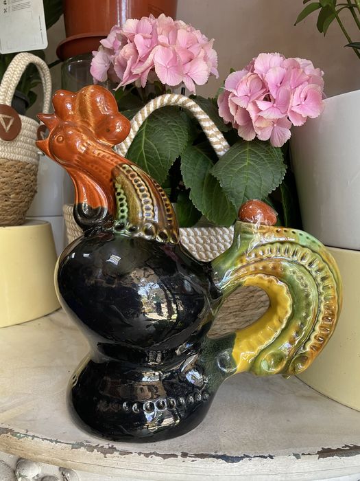 Статуетка, майоліка, кераміка, штоф, півник