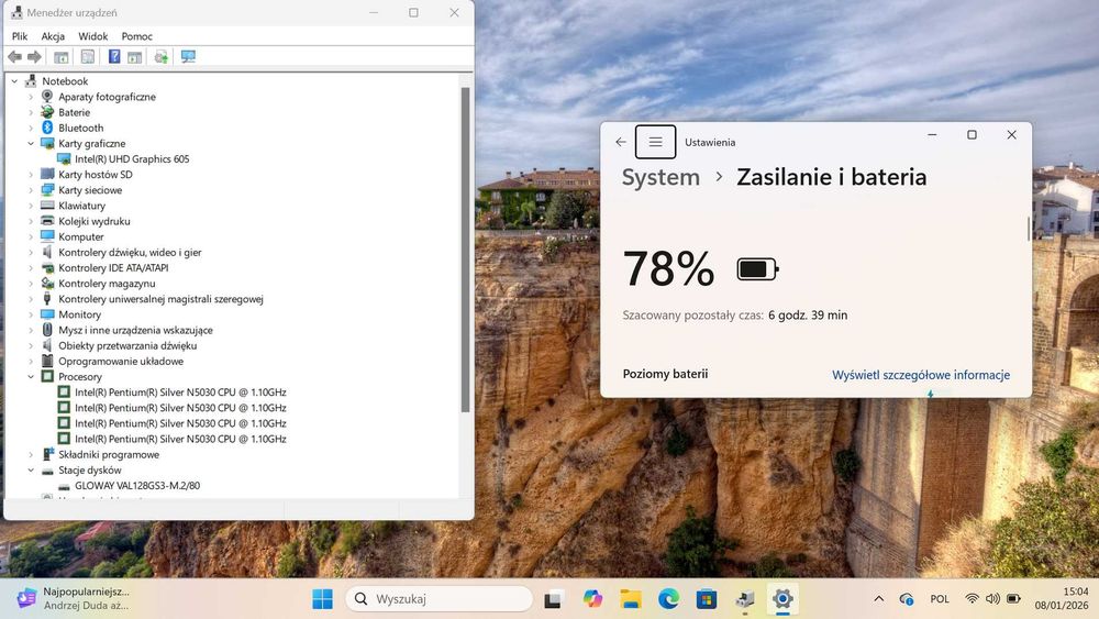 PEAQ Classic C140V 14" FHD IPS /intel-N5030/ 4GB RAM/ SSD 128GB/UHD605