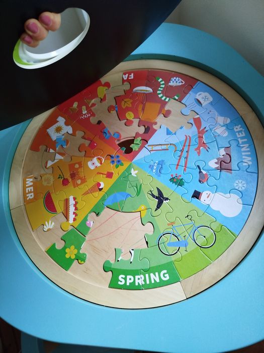 Mesa de actividades criança MUtable azul