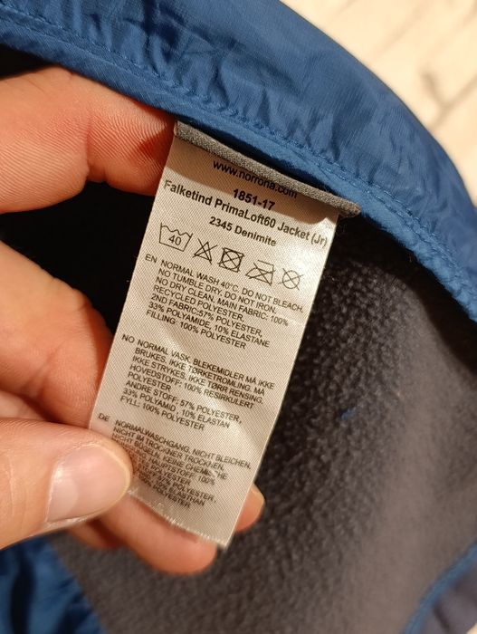 Chłopięca kurtka Norrona Falketind Primaloft60 roz.140