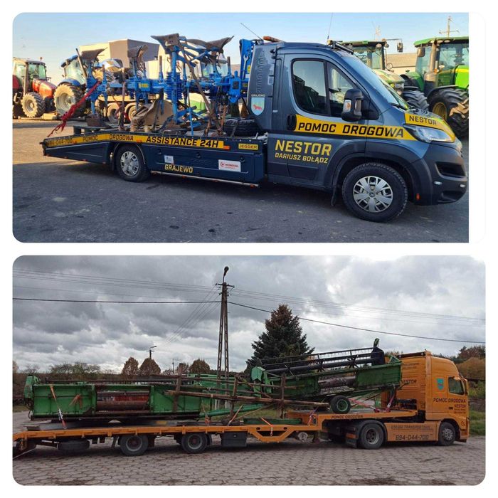 usługi transportowe ,pomoc drogowa