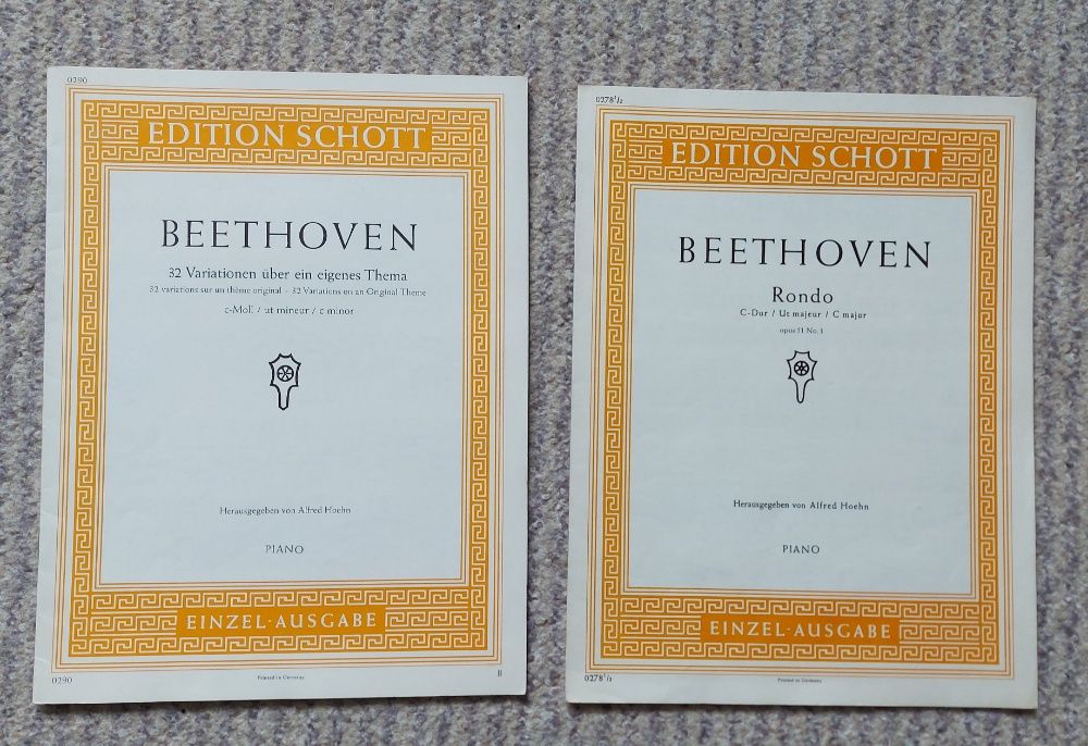 Wiekowe Nuty na Fortepian, Brahms, Beethoven