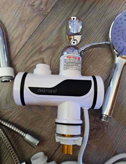 Кран-водонагреватель Delimano с душем — для дома и дачи