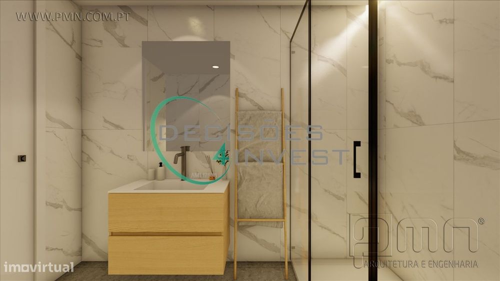 Apartamento T2 em condomínio fechado, com piscina aquecida | Albergari