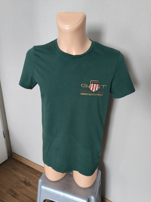 Gant t-shirt męski S zielony