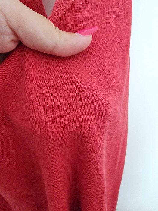 Top em tom cereja, tamanho S