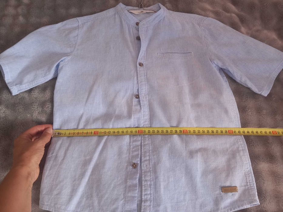 Koszula chlopieca z krótkim rękawem 134 H&M