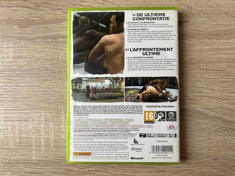EA Sports MMA - Xbox 360 - stan Używany, sprawny 100%