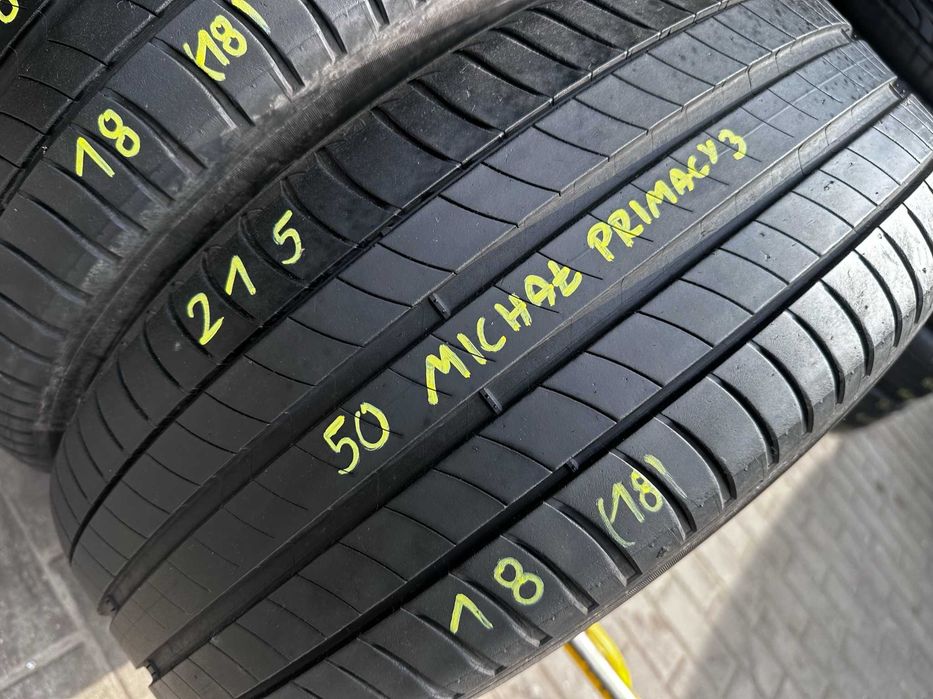 2X Opony Letnie 215/50R18 92W AO1 MICHELIN PRIMACY 3 5MM 2018R CAŁE