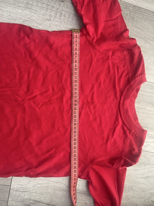 Bluzka unisex czerwona