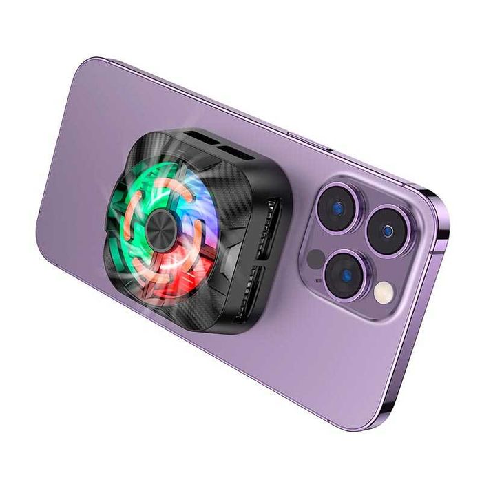Кулер для телефона компактный магнитный с LED подсветкой BOROFONE BG15