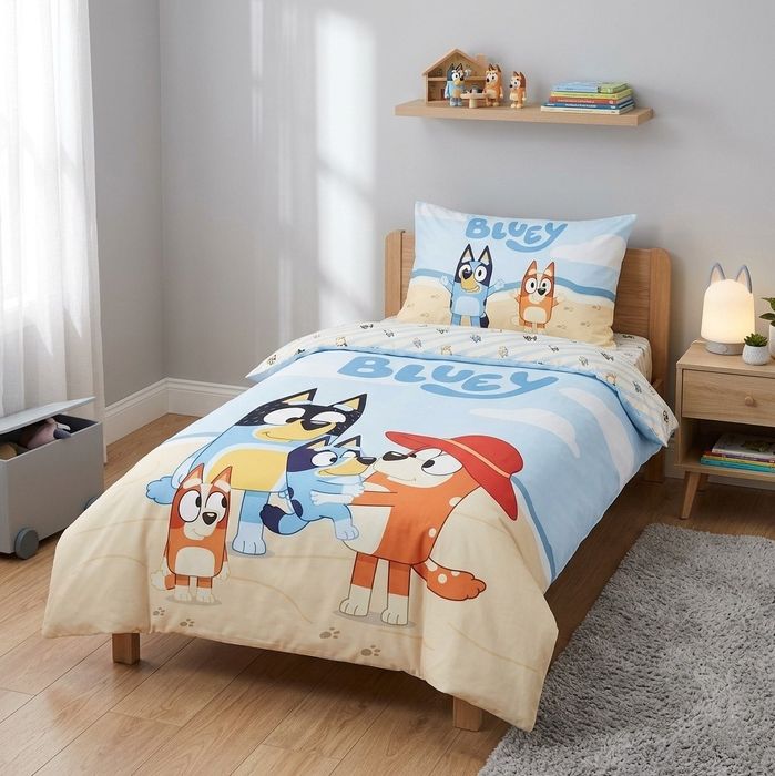 Komplet pościeli Bluey 160x200 – Oryginalna (Halantex) bawełna