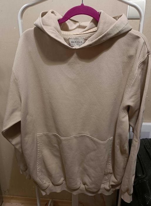 Basic bluza beżowa mowa S