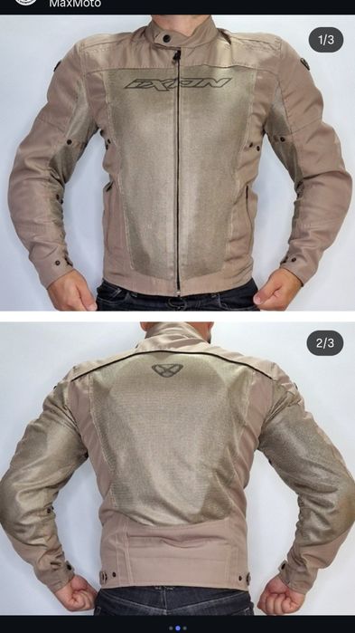 Вентильована текстильна мотоциклетна куртка Ixon Hacker Game (s) літо