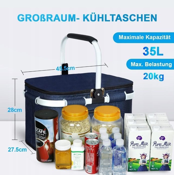 Torba termiczna izolowana 34L